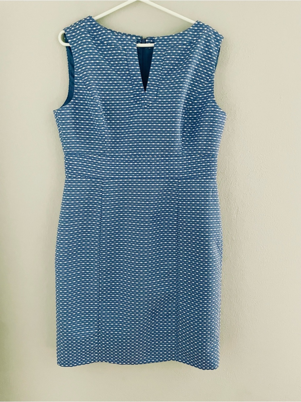Chelsea Rose Classic Sheath Dress Sleeveless Mid Length Size 14